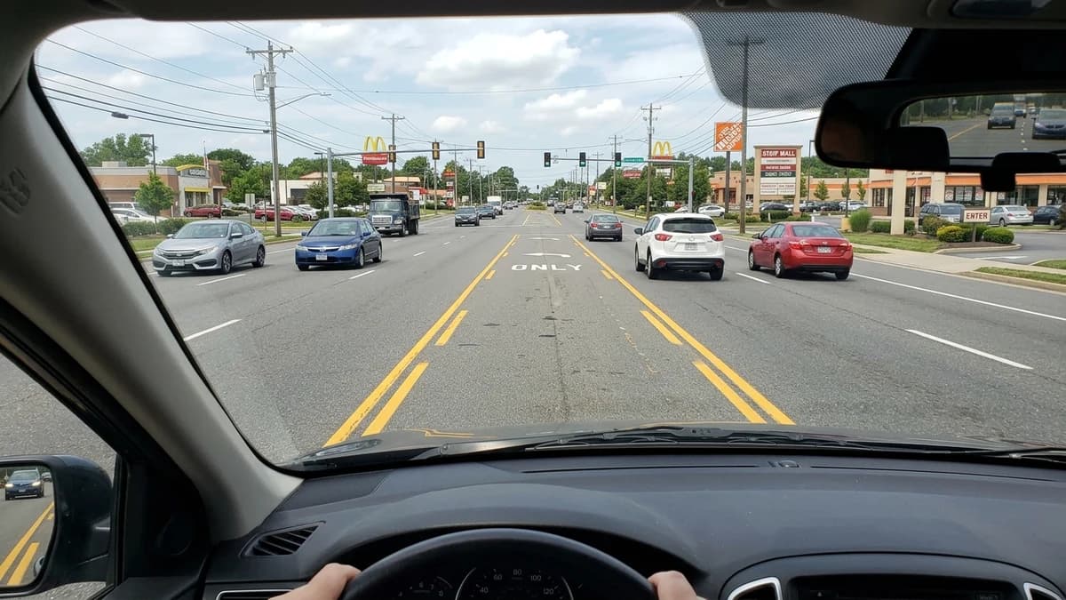 Center Left-Turn Lanes: The "Suicide Lane" Rules & 200-Foot Limit