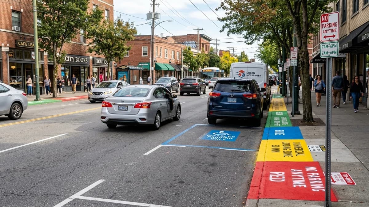 Curb Color Parking Rules: Red, Yellow, White, Green, and Blue Curbs Decoded