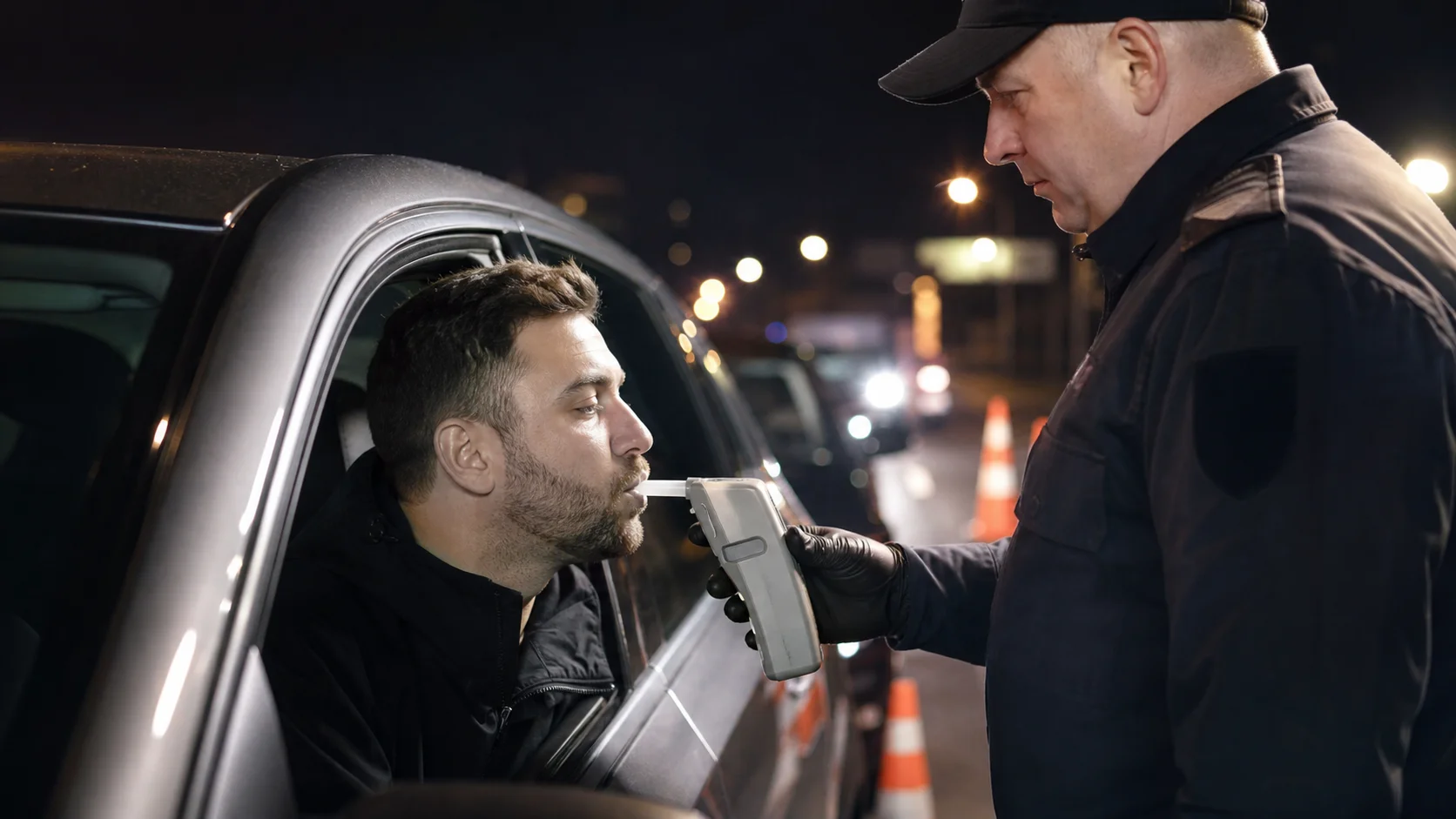 Police officer administering an official chemical breathalyzer test under state implied consent statutes