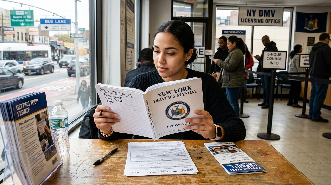 New York DMV Permit Test: Requirements, 5-Hour Course & Study Guide