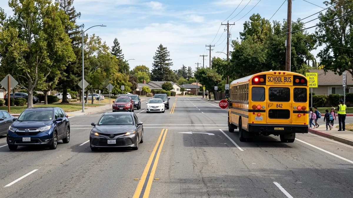 School Bus Stop Laws: When Must Traffic in Both Directions Stop?