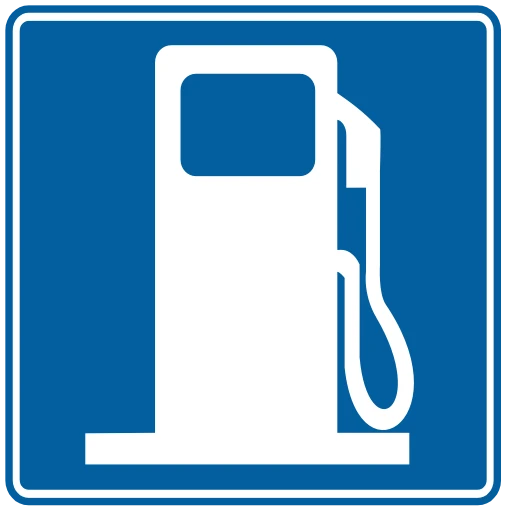 Gas / Fuel Station Service Sign