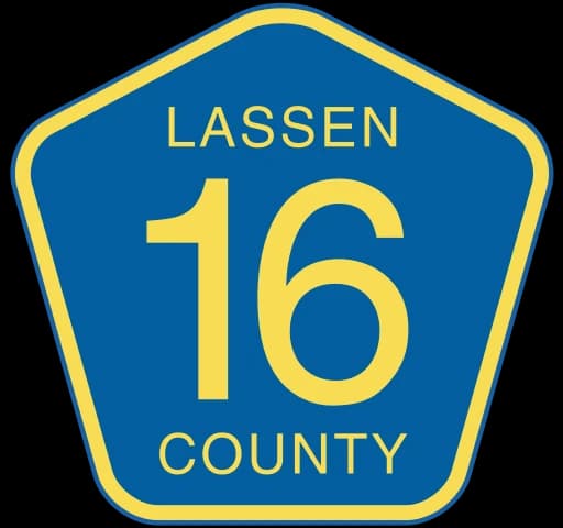 Official United States County Route Marker Road Sign