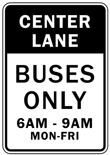 Official United States HOV Lane Ends Road Sign