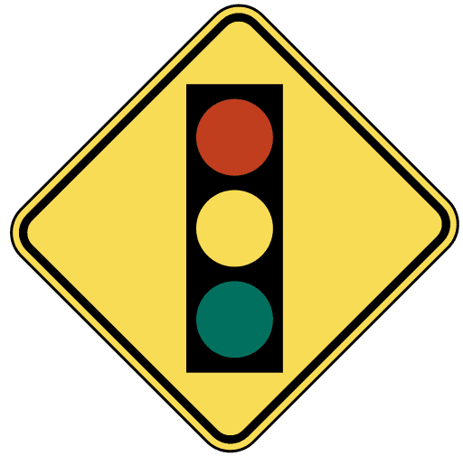 Traffic Signal Ahead Warning Sign