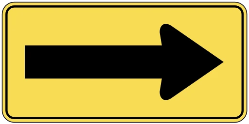 Official United States One-Direction Large Arrow Road Sign