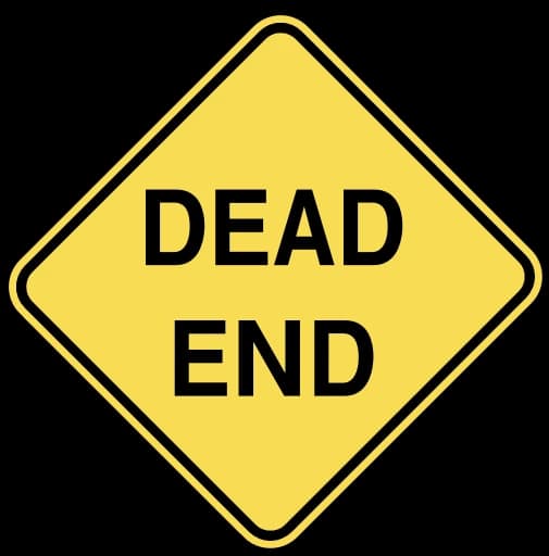 Official United States Dead End Ahead Road Sign