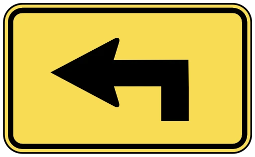 Official United States Supplemental Directional Arrow Plaque Road Sign