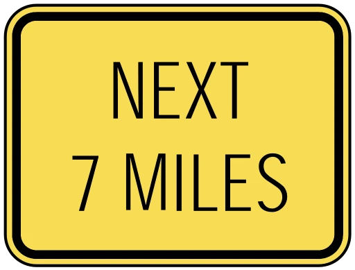 Official United States Runaway Truck Ramp Ahead Road Sign